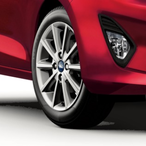 Platišče iz lahke zlitine 16" z 10 kraki, srebrn